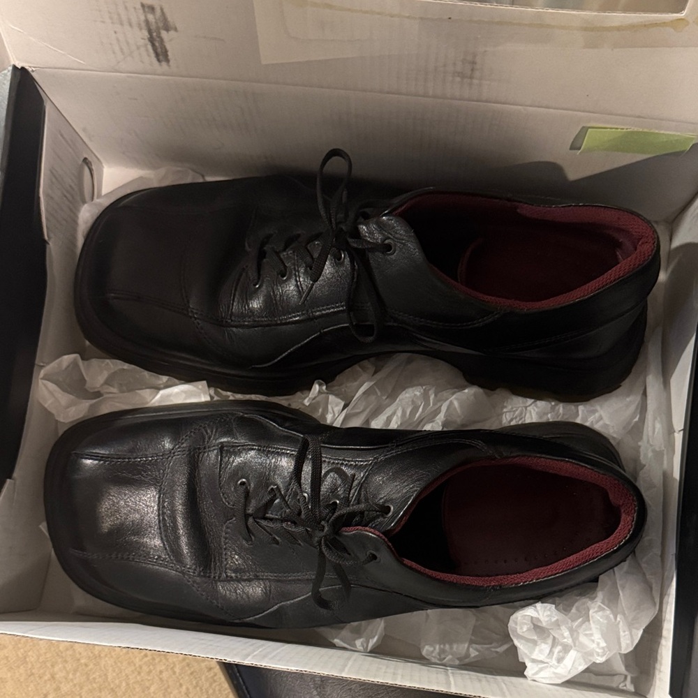 Alfani Black Leather Oxfords